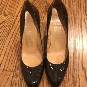 Ferragamo patent leather shoes